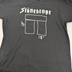 This Is Spinal Tap Stonehenge Graphic Black T-shirt Size XL